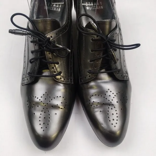 Stuart Weitzman Women's Silver Heels/Oxfords Sz7.5M SKU3914 - Image 5