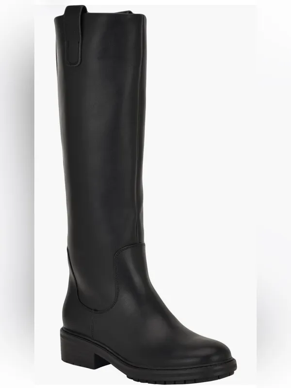 Calvin Klein Women's Pauline Tall Riding Boots Dress Boots Black Size 6 NEW - Image 2