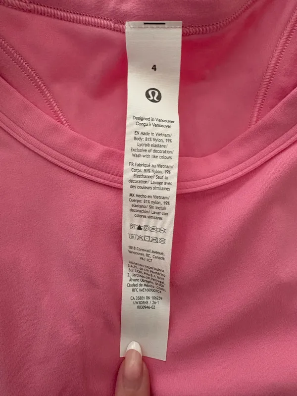 Lululemon Align Racerback Tank Pink 4 - Image 3