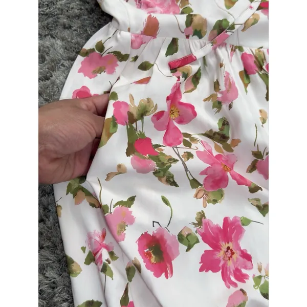Scarlet Darkness Women Sundress Floral Printed Corset Ruched Bust Cami Flowy M - Image 10