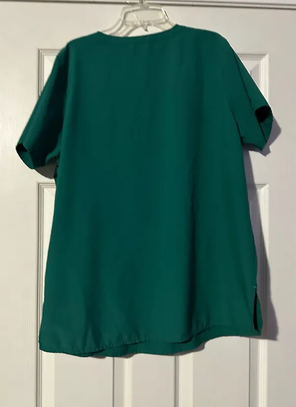 Carhartt Medical Top with Blue Trim and bottom is a size Large. - Image 7