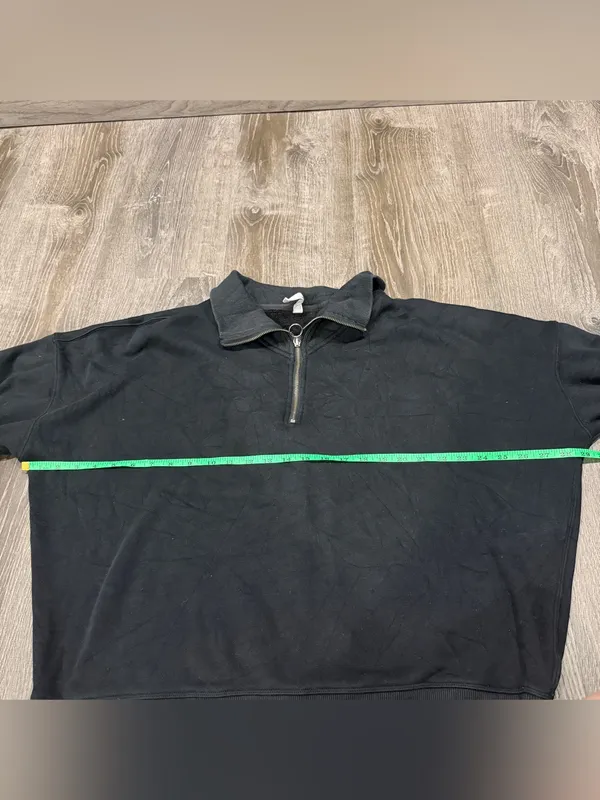 Athleta Black Cozy Karam 1/4 Zip Pullover - Image 11
