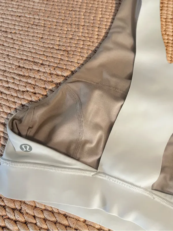 Lululemon Fast Free Bra In Nulux White - Image 14