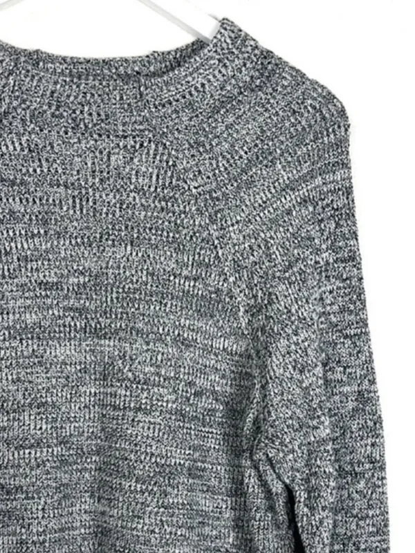 Free People cotton stretch chunky Too Good knit pullover sweater size XS EUC - Image 4