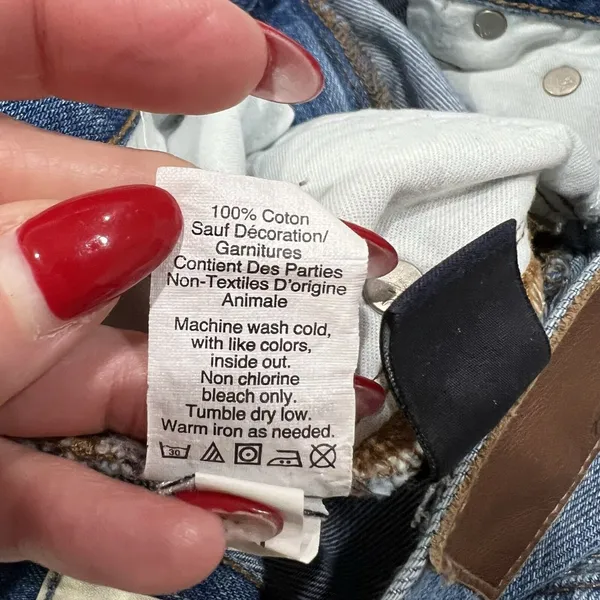 Madewell Size 25 The Perfect Vtg Jeans Chet Wash Busted Knees Distressed Edition - Image 9
