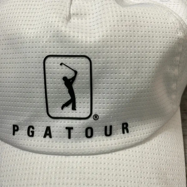 PGA Tour Course Essentials white air flux hat NEW - Image 2
