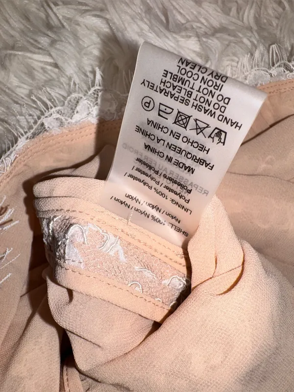 NEW SAU LEE Rachael Off the Shoulder Lace white Minidress Sz 10 - Image 9