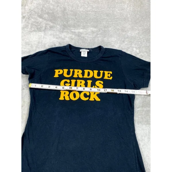 Jones & Mitchell Purdue Girls Rock T-Shirt Womens Small Short Sleeve Pullover - Image 6