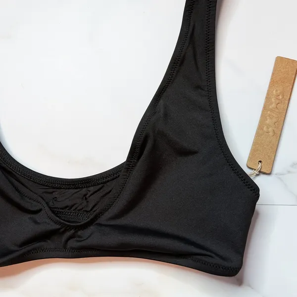 NWT Skims Signature Swim Plunge Bikini Top - Image 3
