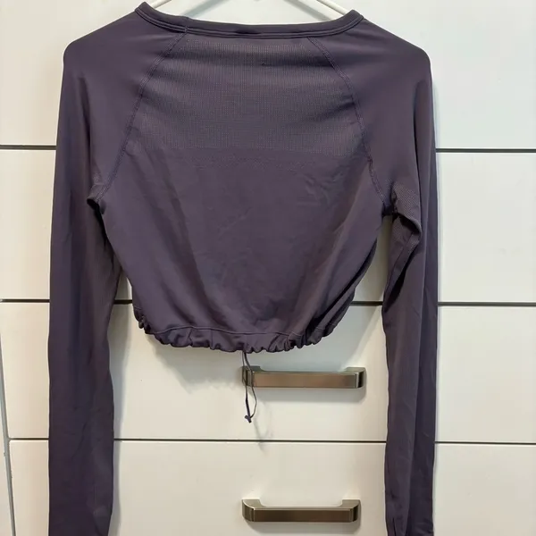 Gymshark Purple Long Sleeve Top - Image 3