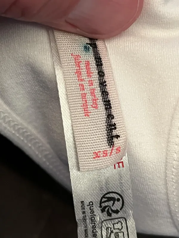 FP Movement Sports Bra Womens XS/S White Racerback Keyhole Crop Knit Stretch - Image 7