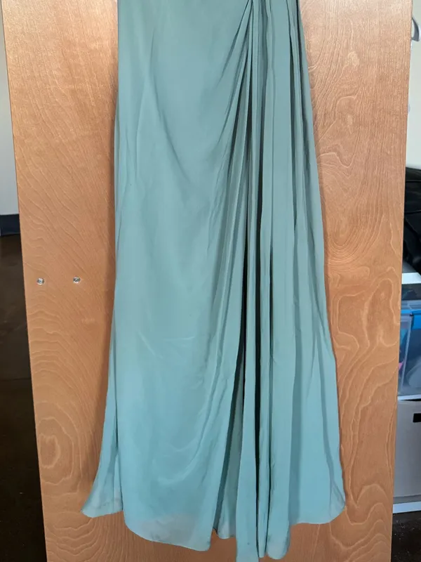 JJ's House Sage Green Bridesmaid Dress - Image 6