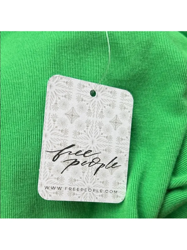 Bright Green Short Sleeve Mini Dress - Image 4