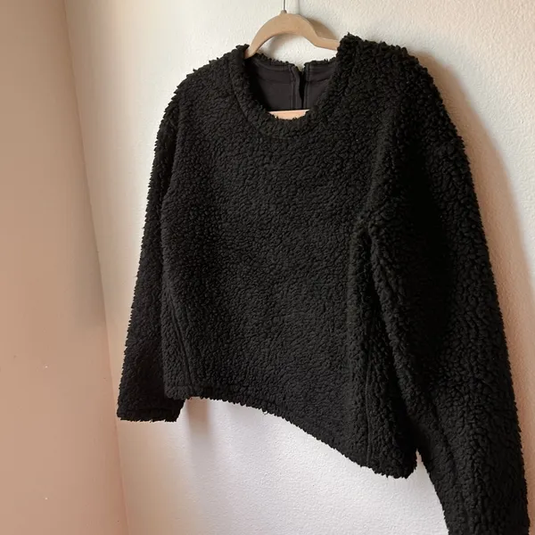 Lululemon Wool Whenever Crew - Sz 4- Black. MSRP $128 pre-owned - Image 7