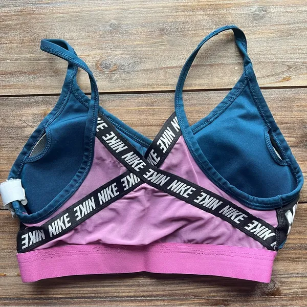 Indy Women's Blue Sports Bra Size Small - Image 3