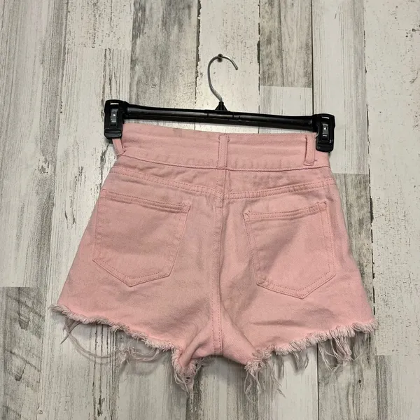 Pink jean shorts Pink - Image 2