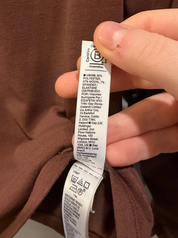 Athleta All Around Ruched Long Sleeve Top Chocolate Brown - Image 6