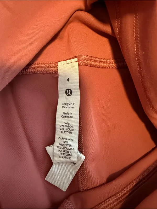 lululemon athletica Rust Red Leggings - Image 4