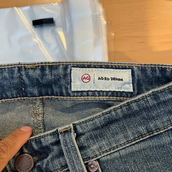 AG Adriano‎ Goldschmied Alexxis Boot Cut High Rise Vintage Fit Jeans Raw Hem 25 - Image 4