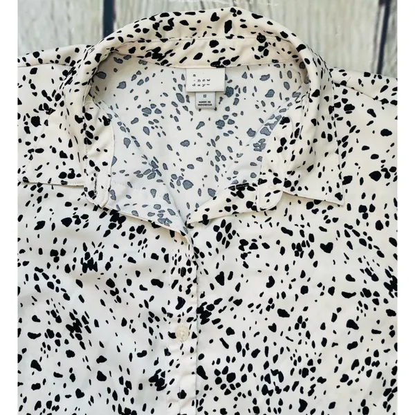 Satin Long Sleeve Button Up Blouse - Image 11