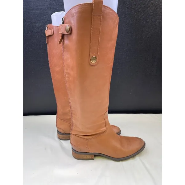 Sam Edelman Women's Leather Camel Color Riding Boots /Shoes 6.5M SKU 5619 - Image 3