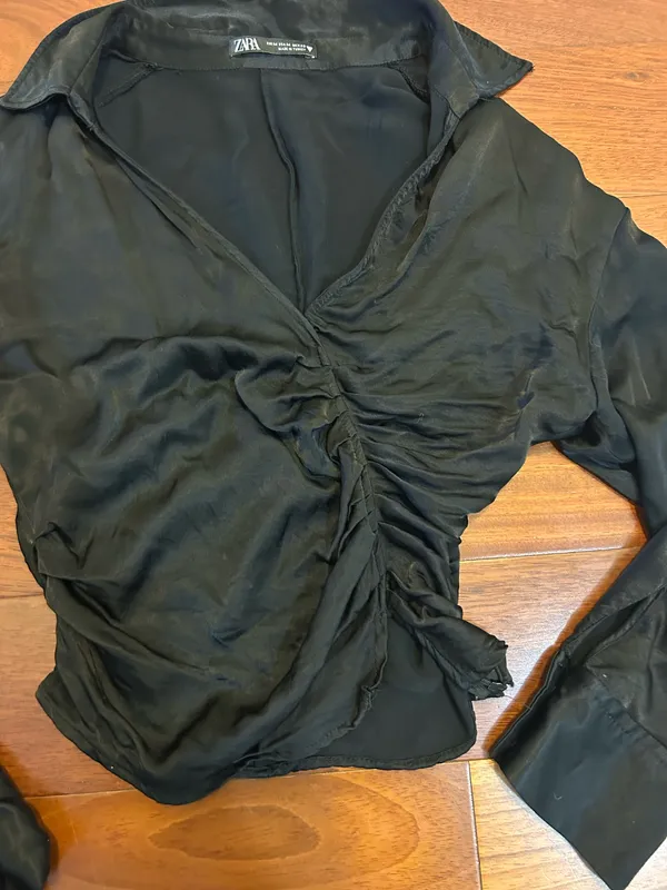 Black Zara Blouse - Image 3