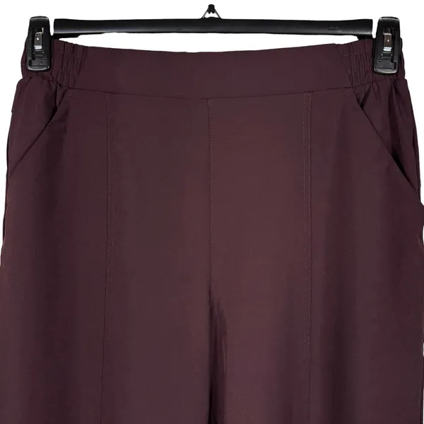Fabletics Large Downtown Wide Leg Pants UPF Wicking Stretch Lightweight Hi-Rise - Image 4