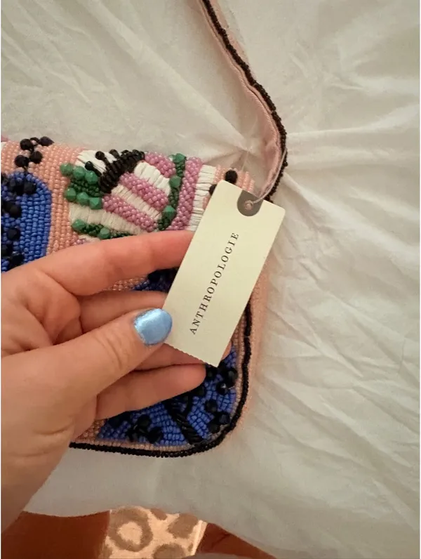 Anthropologie Beaded Purse - Image 2