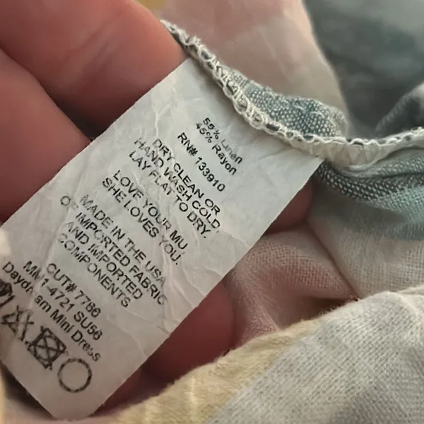 Show me your Mumu Daydream Mini Dress Sunset Stripe S - Image 6