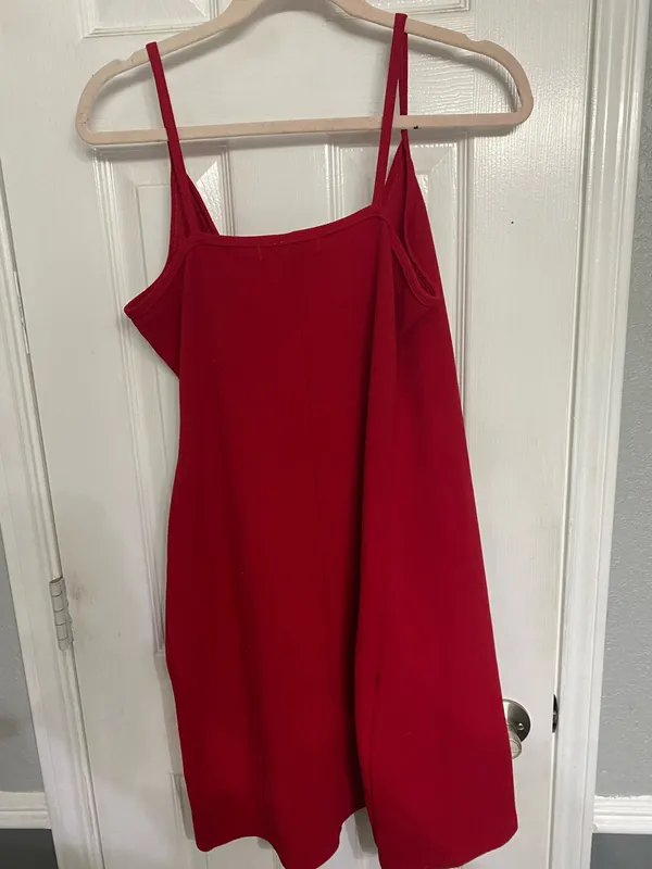 HOT! Red mini dress Size XL - Image 4