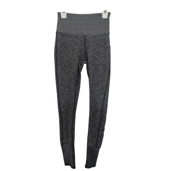 Alo Yoga High Waist Alosoft Lounge Leggings Dark Grey XS Stretch Gym - Image 2
