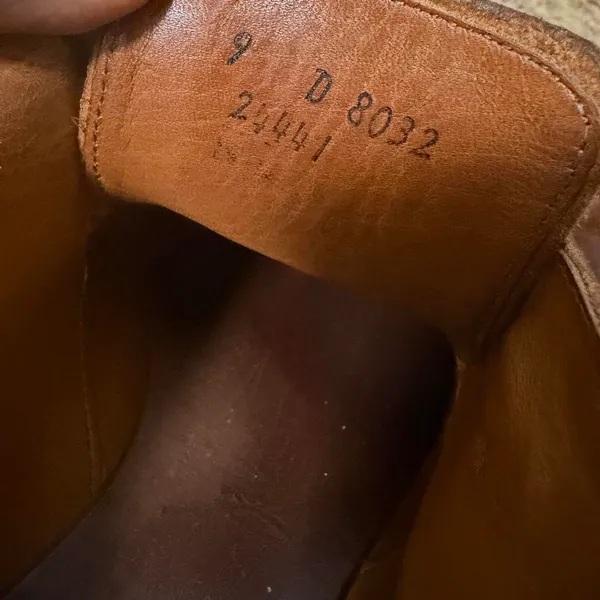 Allen Edmonds Lubbock Men 9 D Brown Leather Monk Strap Dress Shoes USA 8032 Oxfords Loafers Preppy Old Money - Image 5
