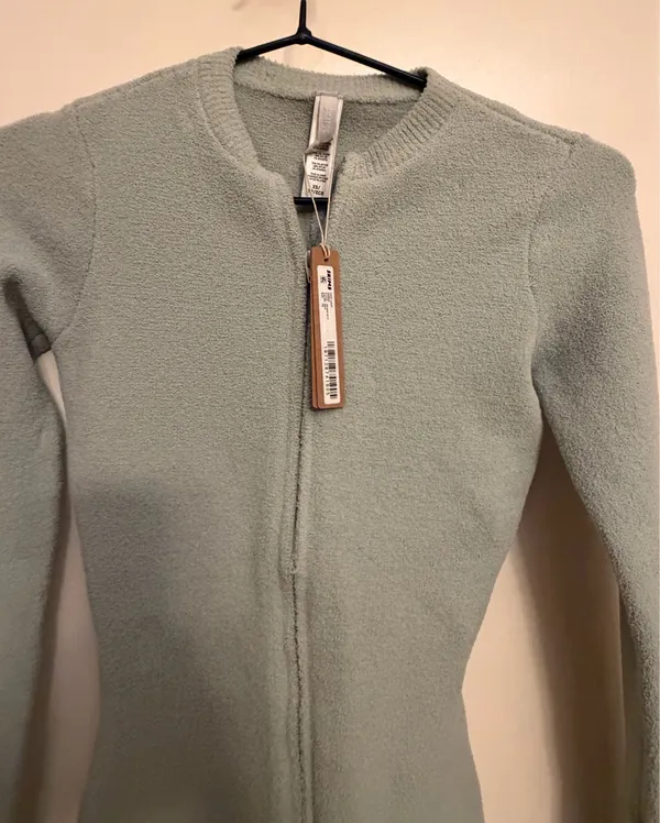 NWT SKIMS mint green cozy light onesie  - Image 3