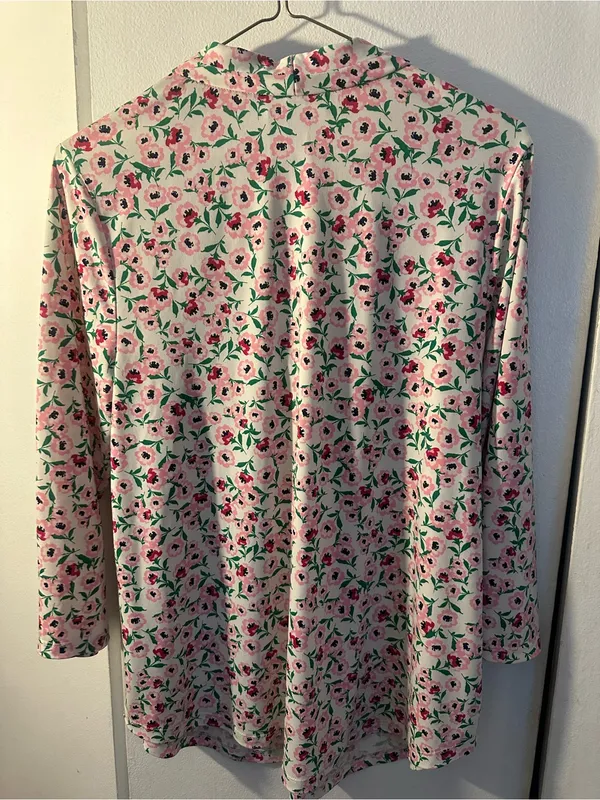 Charter Club floral blouse medium - Image 4