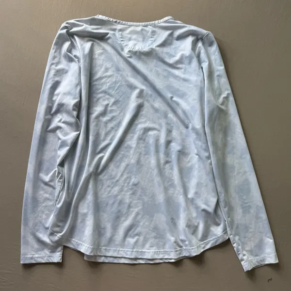 PEBBLE BEACH Tie Dye UPF Long Sleeve Performance Tee - Image 2