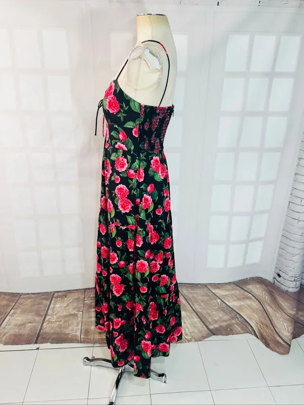 Alice and Olivia Chantay Tiered Sleeveless Maxi Dress size 4 - Image 10