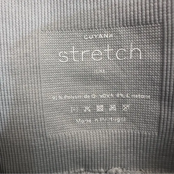 Cuyana Stretch‎ High Waist Leggings Size S / M Steel Gray Active Yoga - Image 8