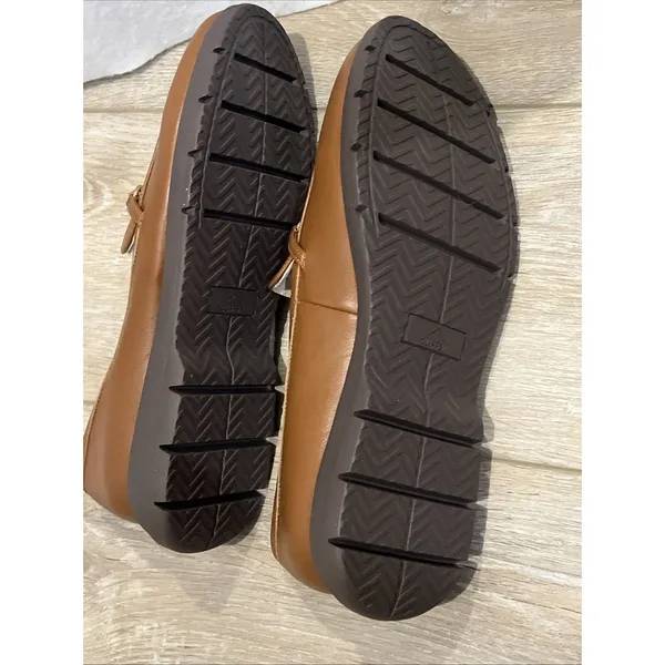 NEW Cliffs by White Mountain Flow Brown/Smooth Gold Buckle Loafer Women Size 10 - Image 6