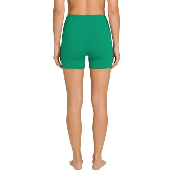 Zenana Outfitters Brushed Microfiber Wide Waistband Biker Shorts‎ - Green - Small - Image 2