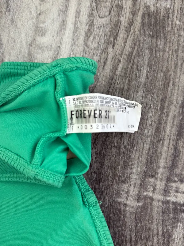 Forever 21 Green Bandeau Bikini Top - Image 4