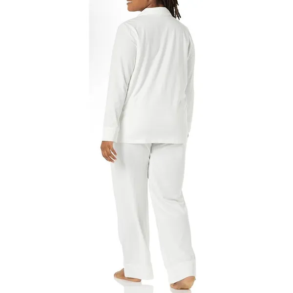 NEW Cotton Modal Shirt & Full-Length Bottom Pajama Set 2X - Image 4