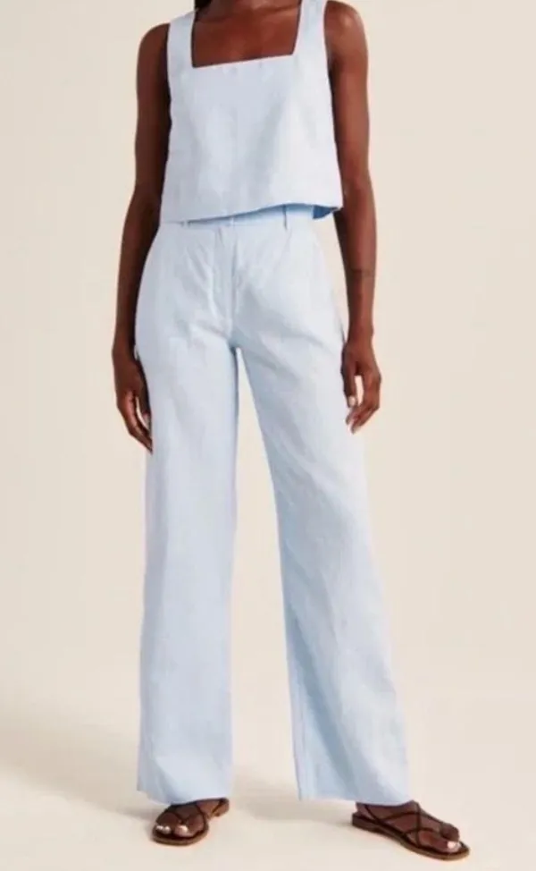 Abercrombie 100% Linen Collection Pants - Image 5