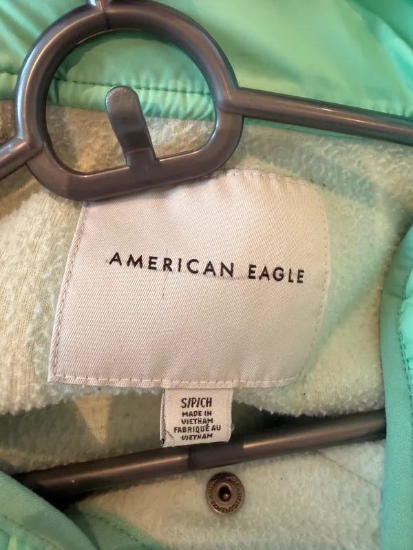 Green American Eagle Fleece - Image 4