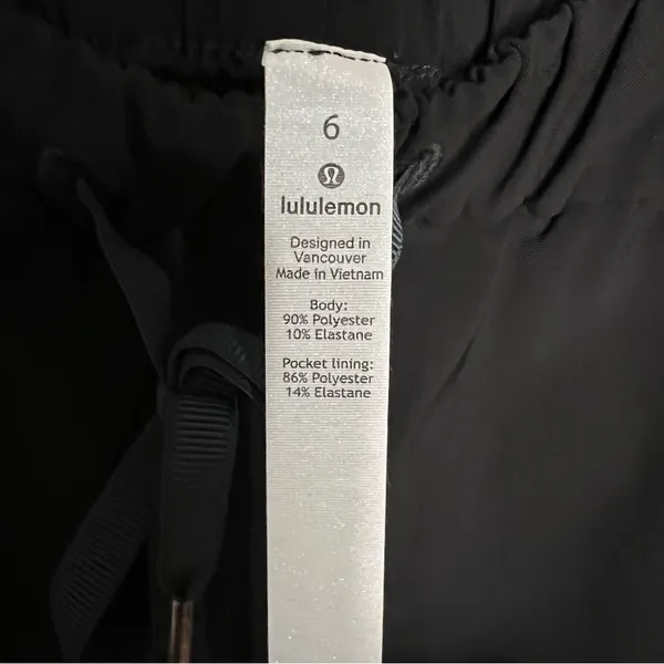 Lululemon On The‎ Fly Athleisure Black Pull On Tie Front Skirt - Image 10