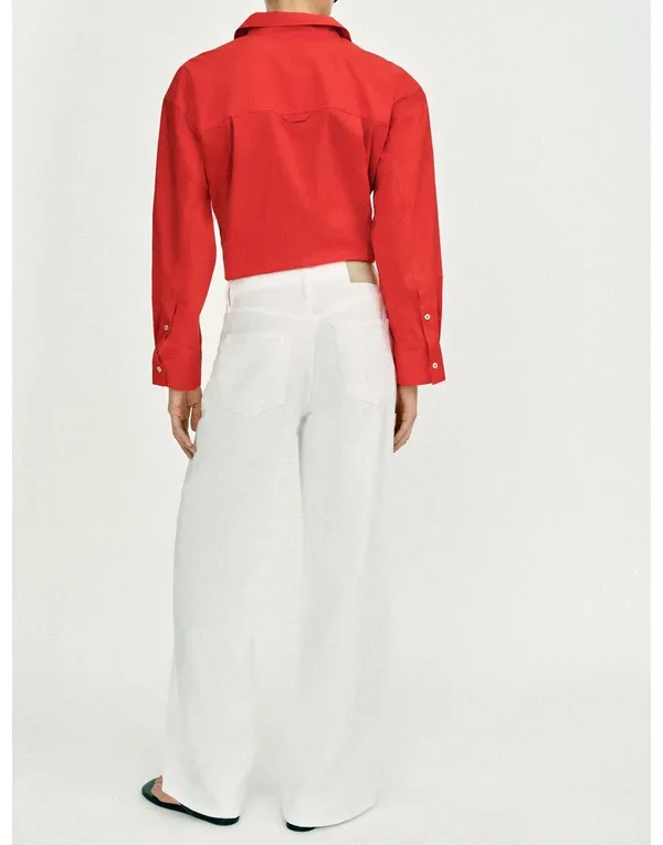 ZARA White Jeans Straight - Image 3