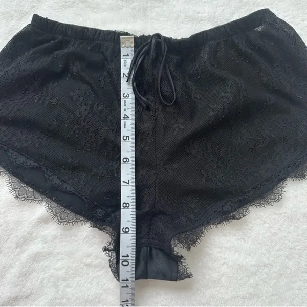 Victoria’s Secret lace black mini pajama shorts​ in size xs - Image 6