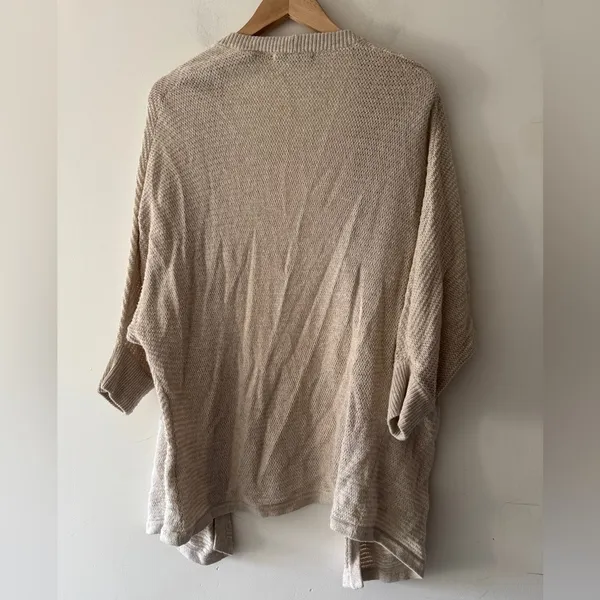 Madewell Seabank‎ Open Front Knit Cardigan Sweater Oatmeal Beige - Image 5
