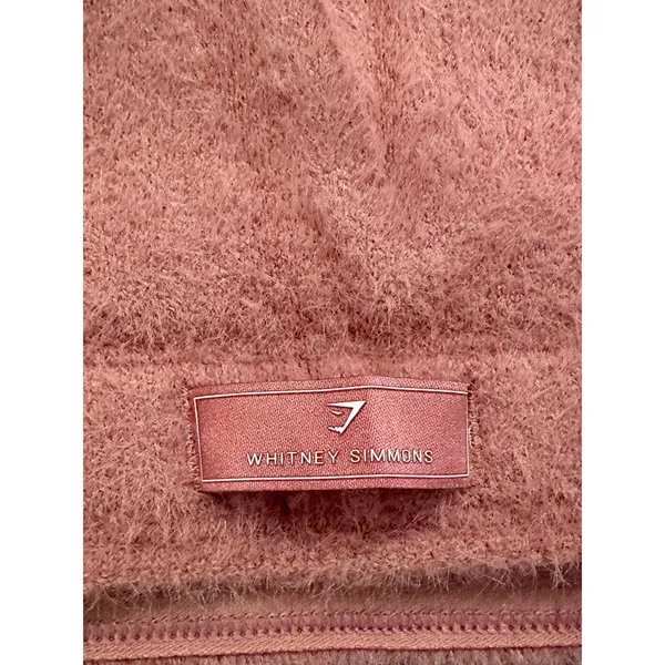 Gymshark x Whitney Simmons Eyelash Knit Bandeau Canyon Red Size M EUC!!! - Image 3