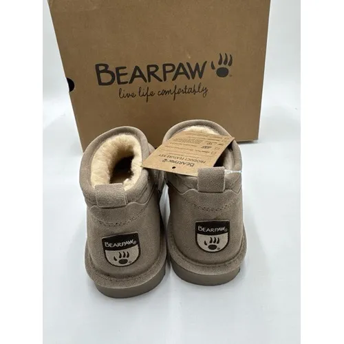BEARPAW Women's Super Shorty Boots Mushroom Size 6 NWB - Image 6
