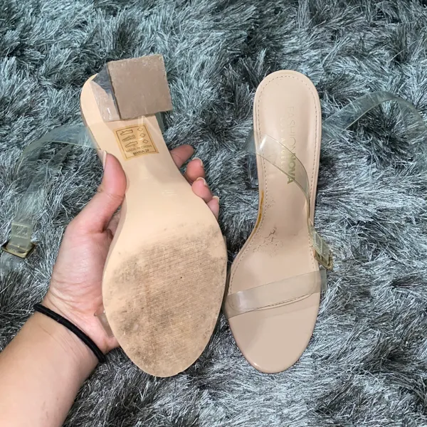 Clear Heels Size 7 - Image 2